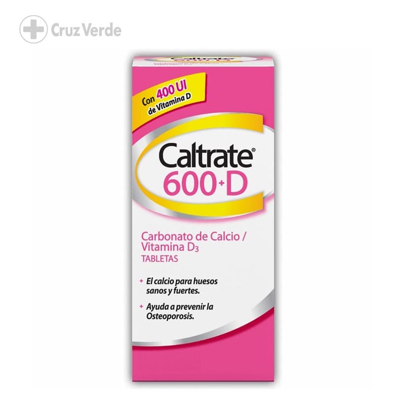 Caltrate 600+d 600mg/400ui 60 Tableta