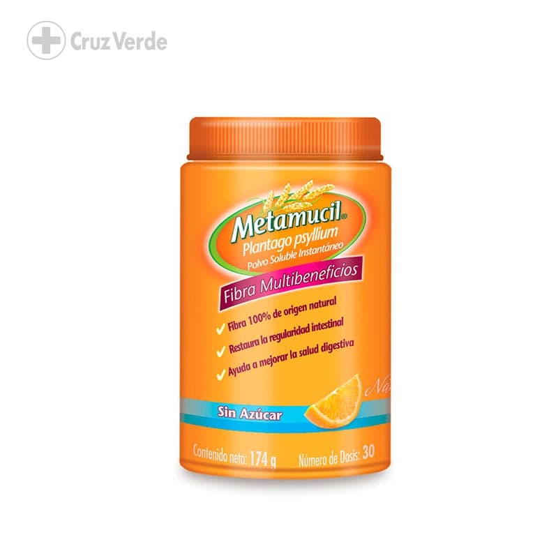 Metamucil Naranja 174g Polvo
