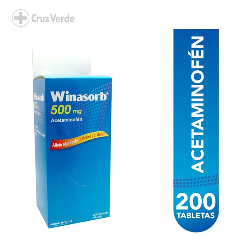 Winasorb Adultos 500mg 200 Tableta (disp)