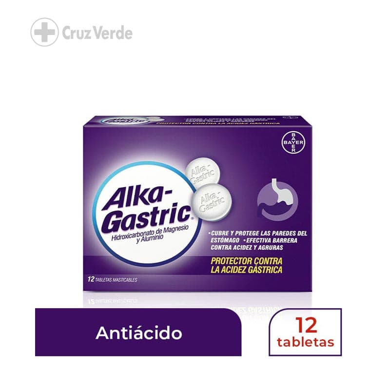 Alka Gastric 12 Tableta Masticable