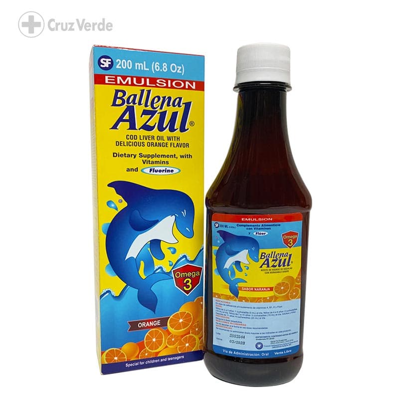 Ballena Azul Naranja 200ml Emulsion