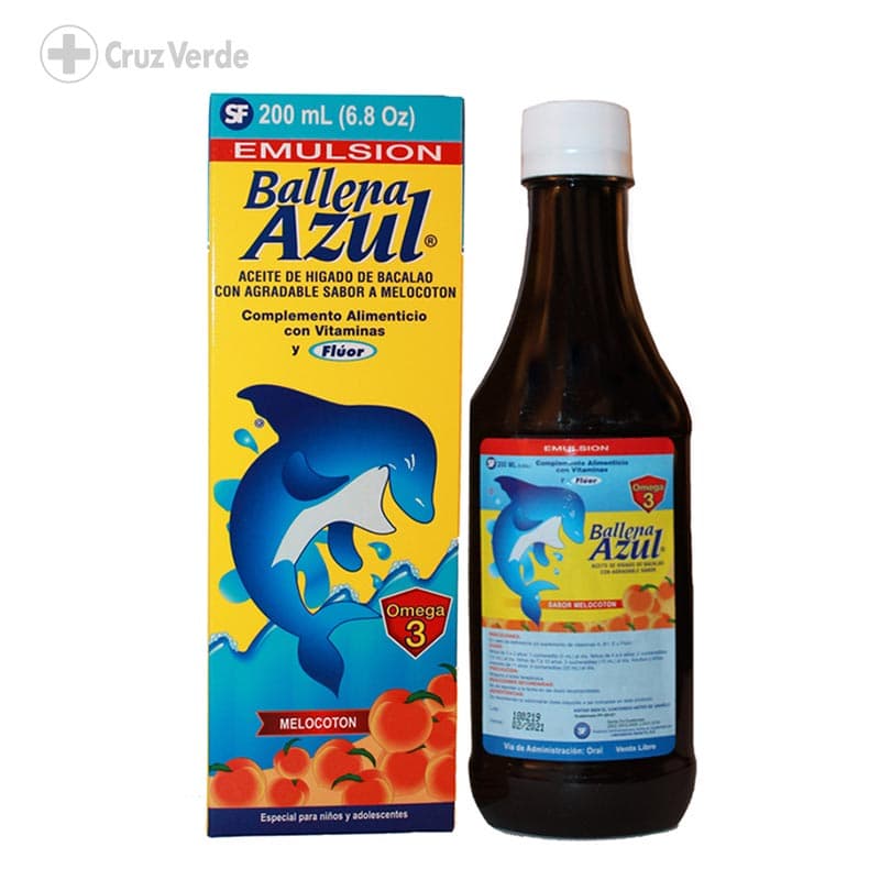 Ballena Azul Melocoton 200ml Emulsion