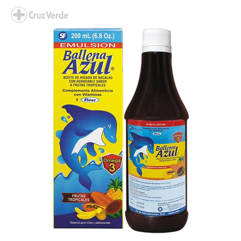 Ballena Azul Frutas Tropicales 200ml Emulsion