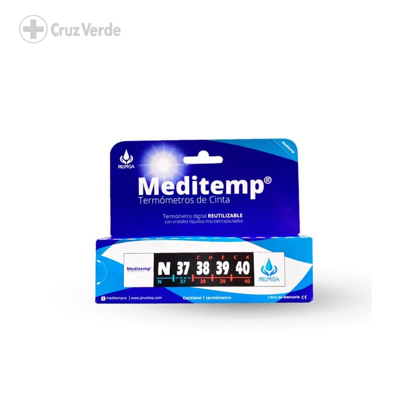 Meditemp Termometro Frontal Cinta 1 Unidad