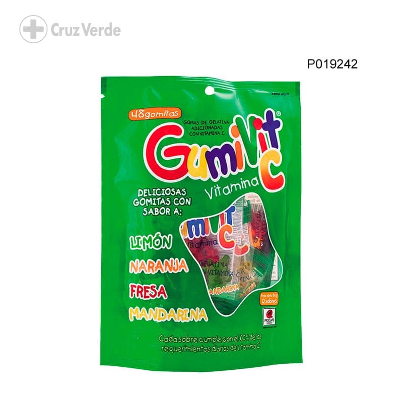 Gumivit C 48 Gomitas (12 Sobre X 4)