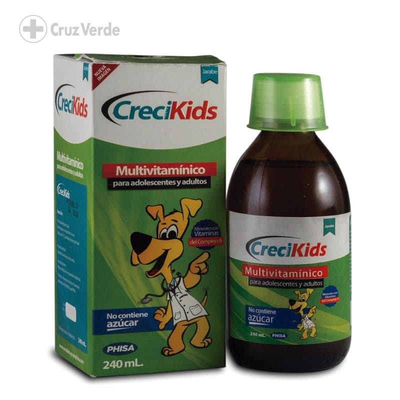 Crecikids A-a Adolescentes/adultos 240ml Jarabe
