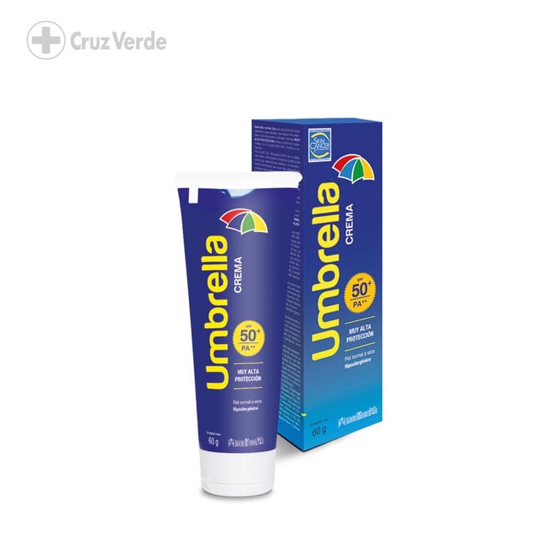 Umbrella Protector Solar Protect Muy Alta Proteccion Spf50+ 60g Crema Facial Y Corporal