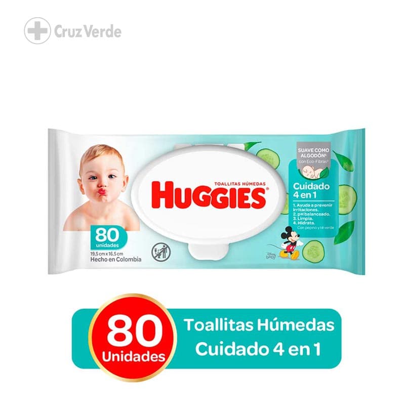 Huggies Toallitas Humedas One Done Flip Top X 80