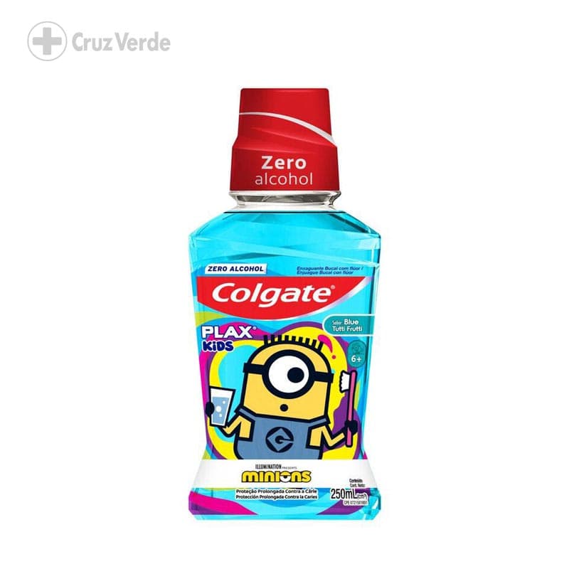 Colgate Plax Kids Minions 6+ Años 250ml Enjuague Bucal