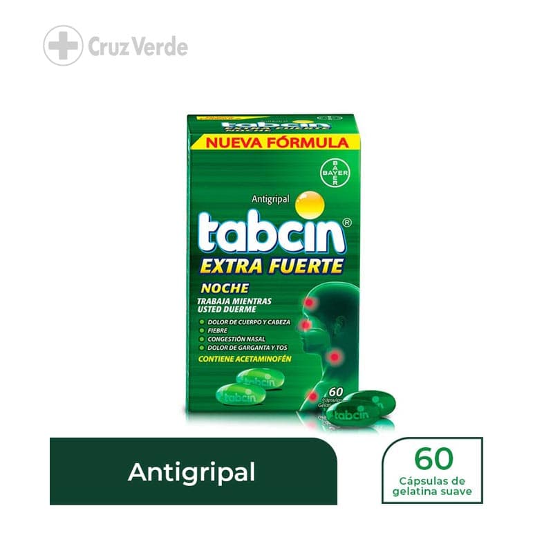 Tabcin Ef Noche Nf 60 Capsula Gel (disp)