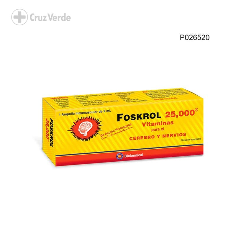 Foskrol 1 Solucion Inyectable Im 2ml
