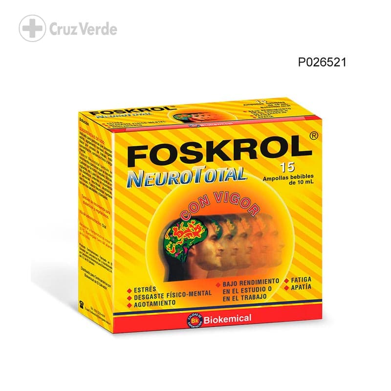 Foskrol Neutro Total 15 Vial Beb 10ml