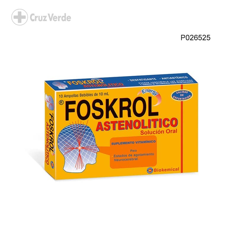 Foskrol Astenolitico 10 Vial Beb 10ml