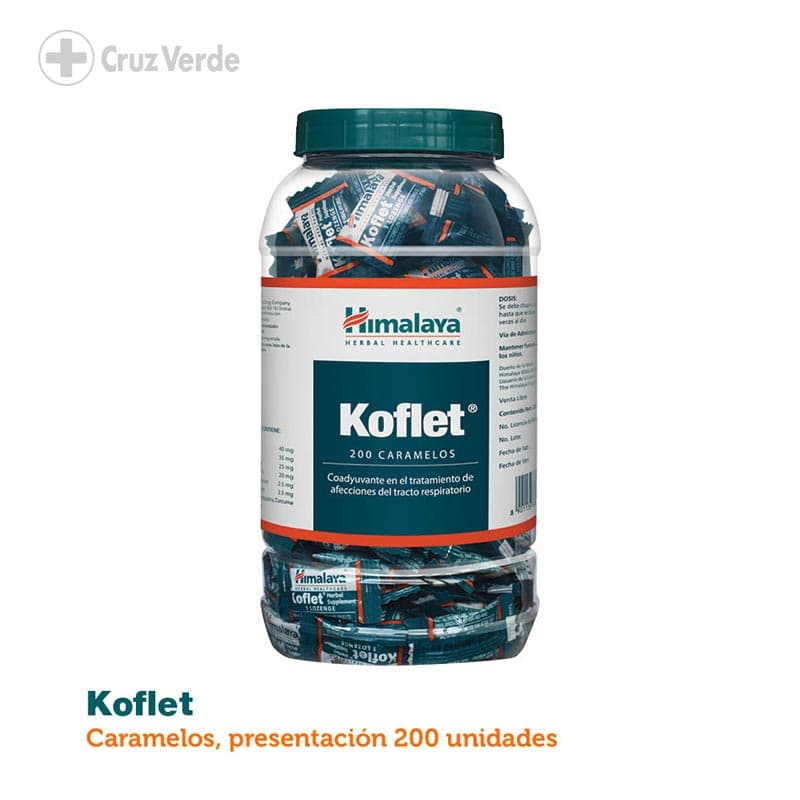 Koflet Para La Tos 200 Caramelo Bote