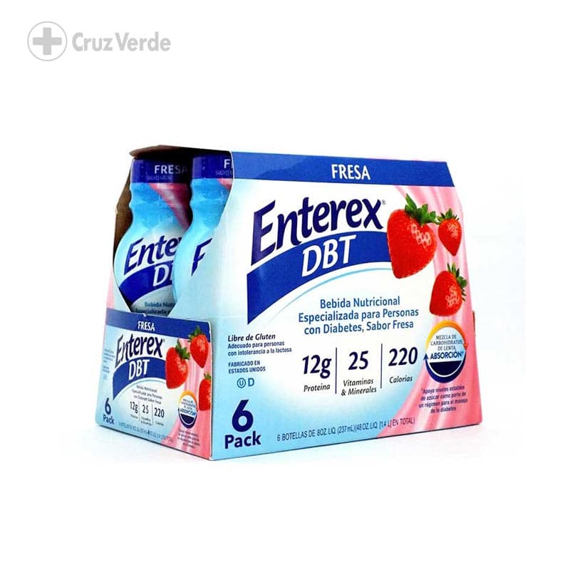 Enterex Dbt Fresa 237ml Liquido (5+1)