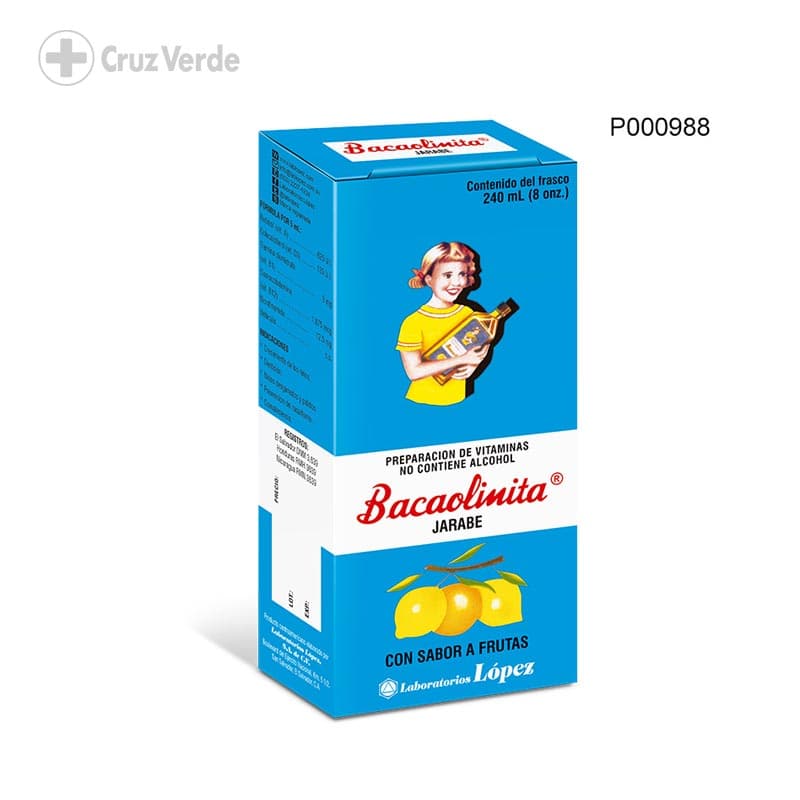 Bacaolinita 240ml Jarabe