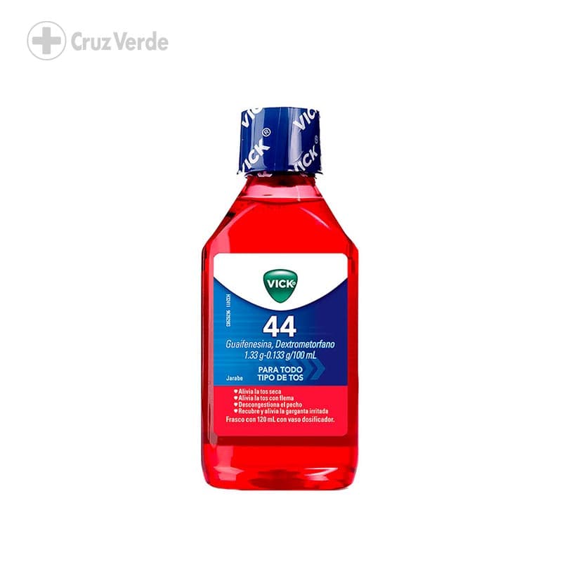 Vick-44 Todo Tipo De Tos 120ml Jarabe