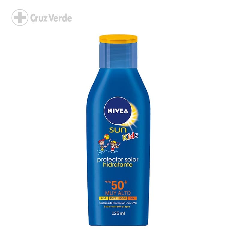 Nivea Sun Bloqueador Kids Hidratante Spf50+ 125ml