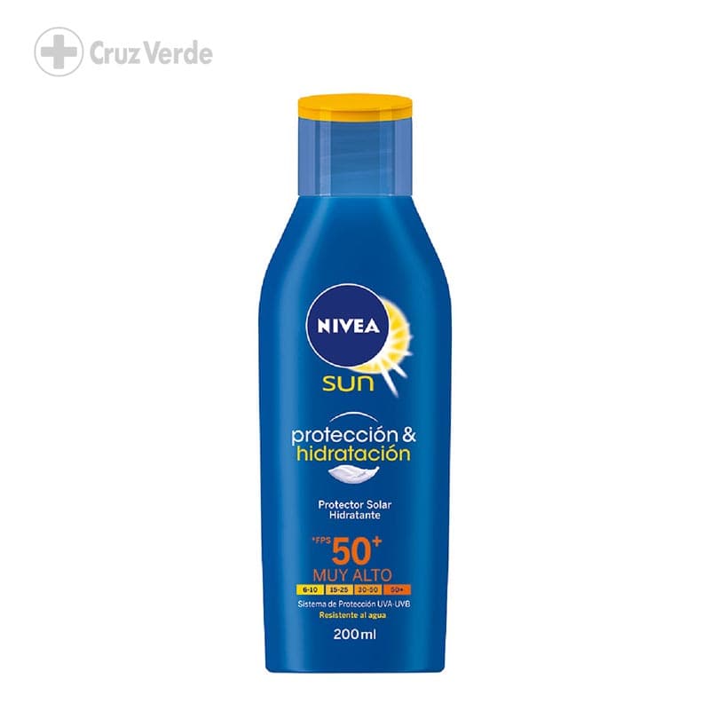 Nivea Sun Bloqueador Proteccion &amp; Hidratacion Spf50 200ml