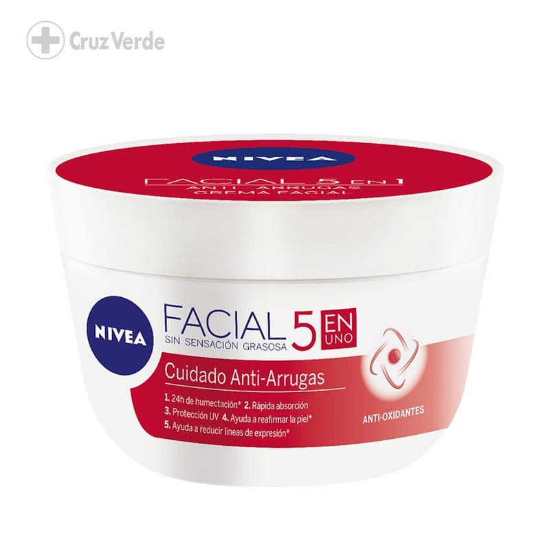 Nivea Cuidado Antiarrugas 100ml Crema Facial