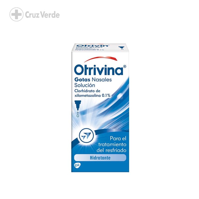 Otrivina Adultos 0.1% 10ml Solucion Nasal Gotas