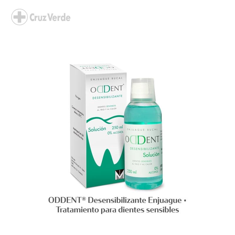 Oddent Desensibilizante Etiqueta Verde 250ml Enjuague Bucal