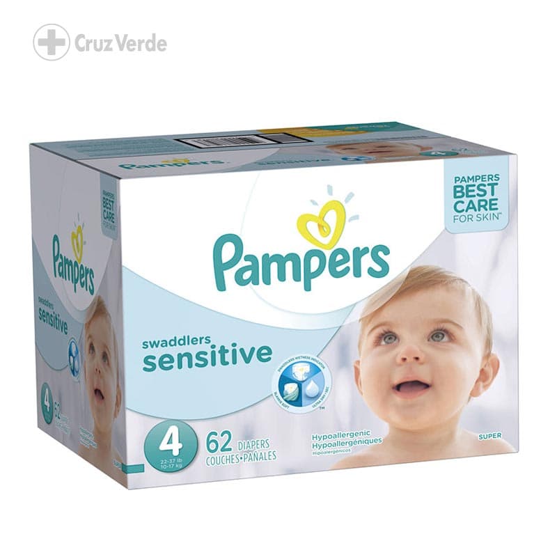 Pampers Pañal Swaddlers Super 62 Unidad Talla 4