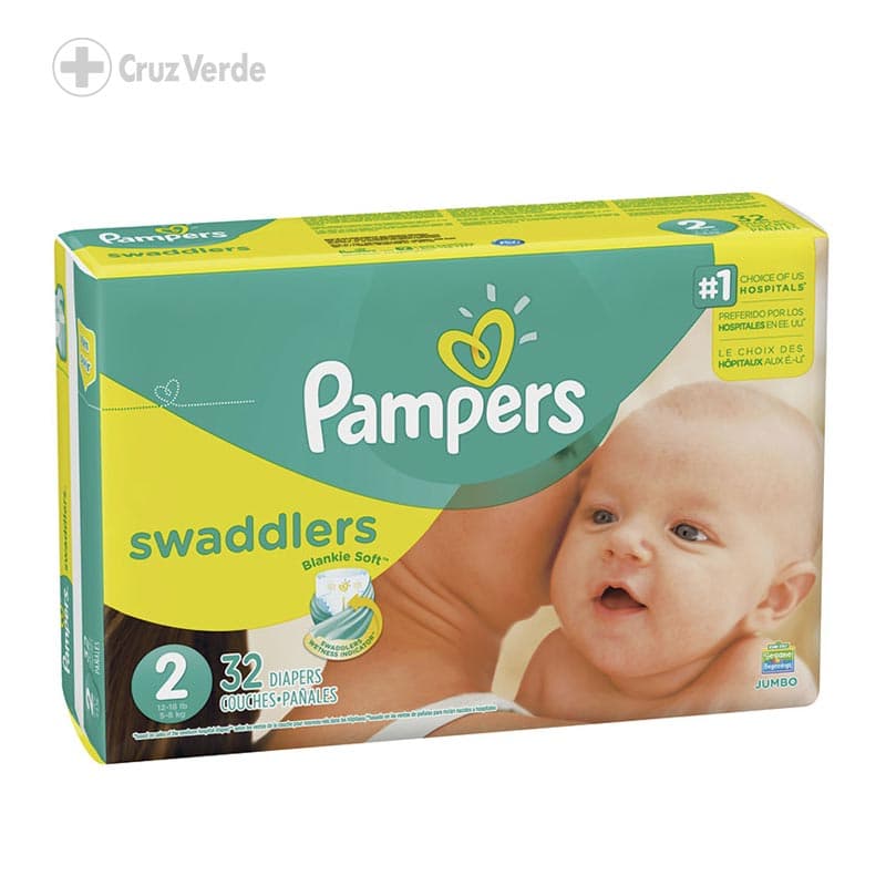 Pampers Pañal Swaddlers 29 Unidad Talla 2