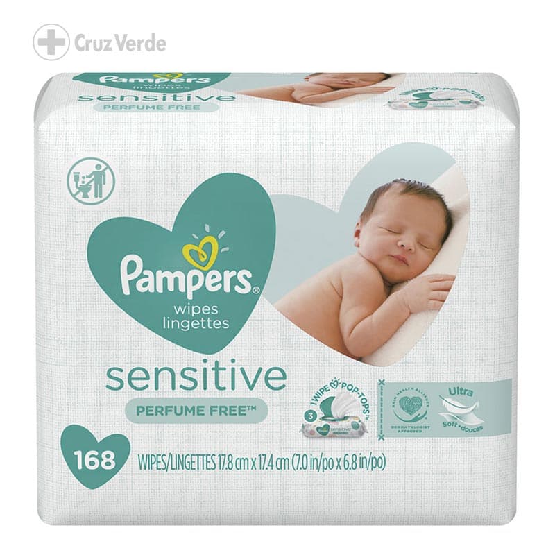 Pampers Toallas Humedas Sensitive 168 Unidad (pack)