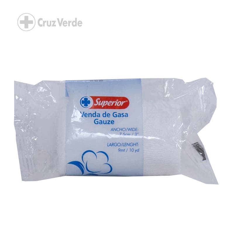 Superior Venda Gasa 1 Rollo 3"x10yd