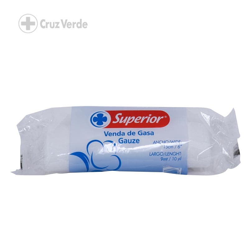 Superior Venda Gasa 1 Rollo 6"x10yd