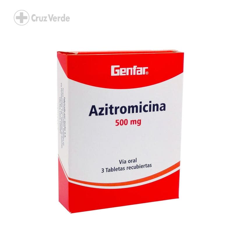 Azitromicina Genfar 500mg 3 Tableta