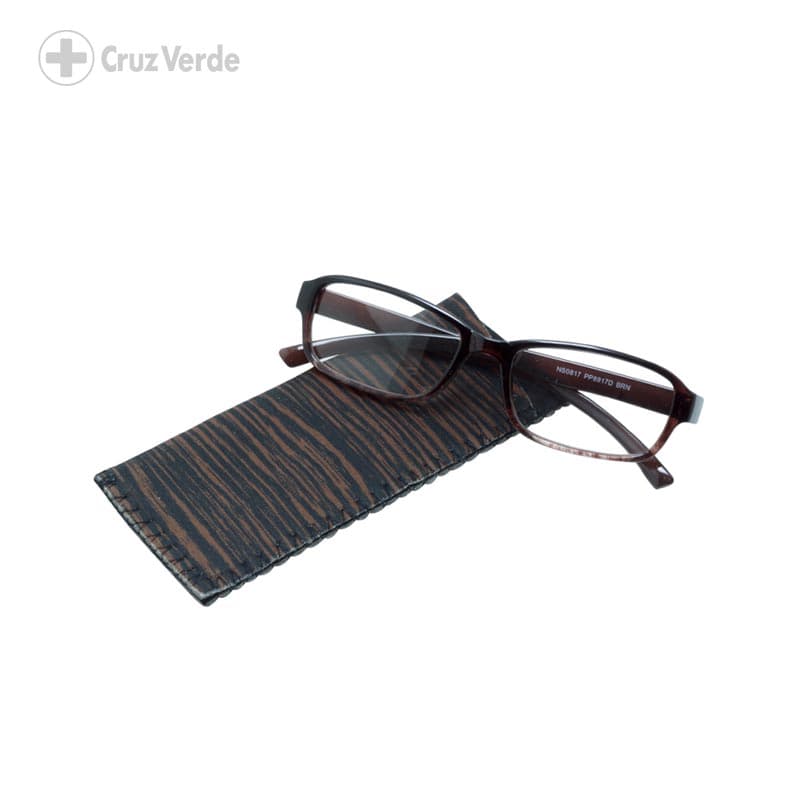 Lentes Para Lectura Red1 Con Estuche Suave 2 Cafe 1 Unidad