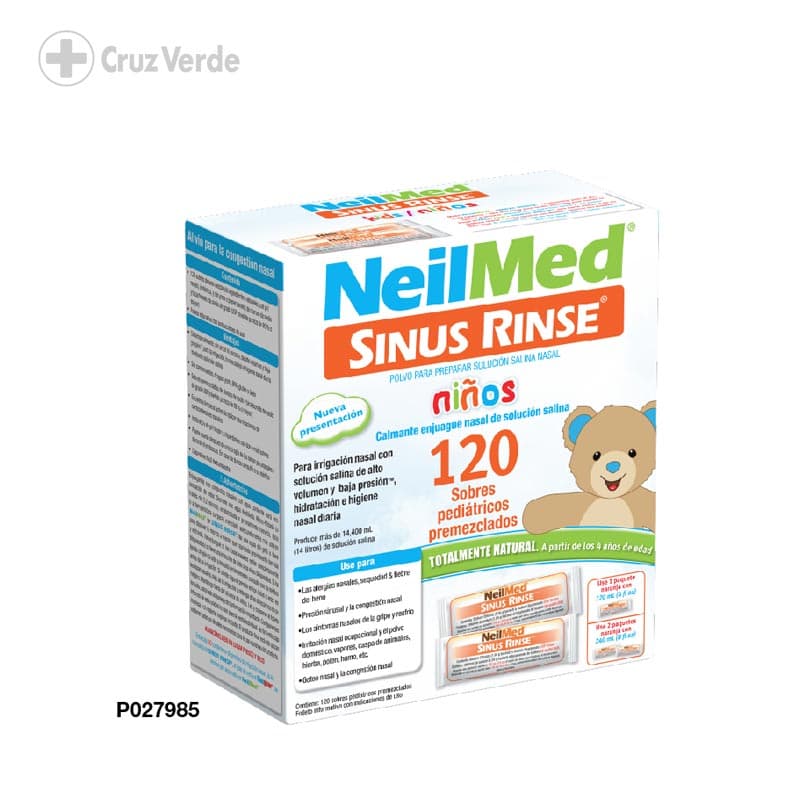 Sinurinse Niños Enjuague Nasal 120 Sobre Polvo