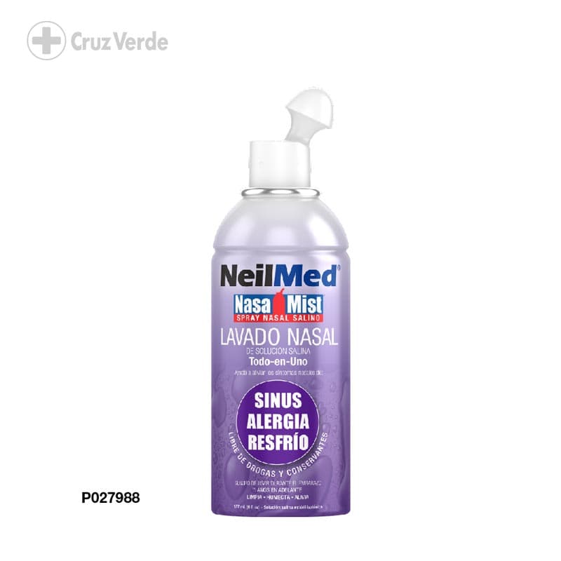 Nasamist 177ml Solucion Nasal Spray (+3 Boquillas)