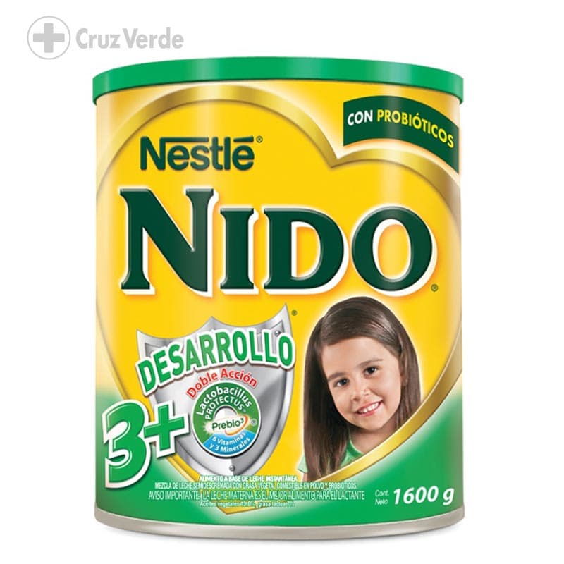 Nido 3+ Prebio Pre-escolar 1600g Polvo