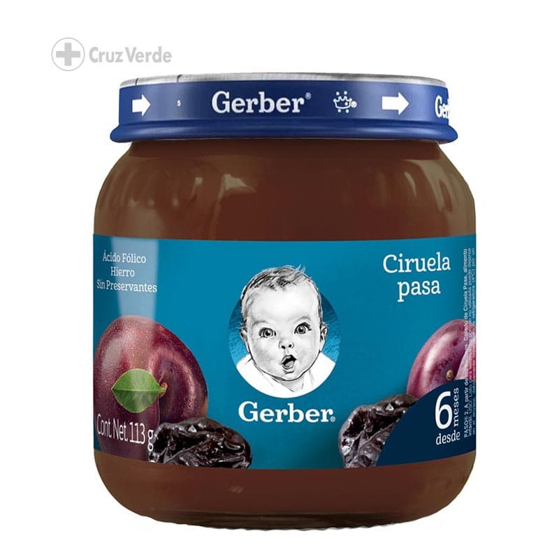 Geber Compota Paso 2 Ciruela 113g