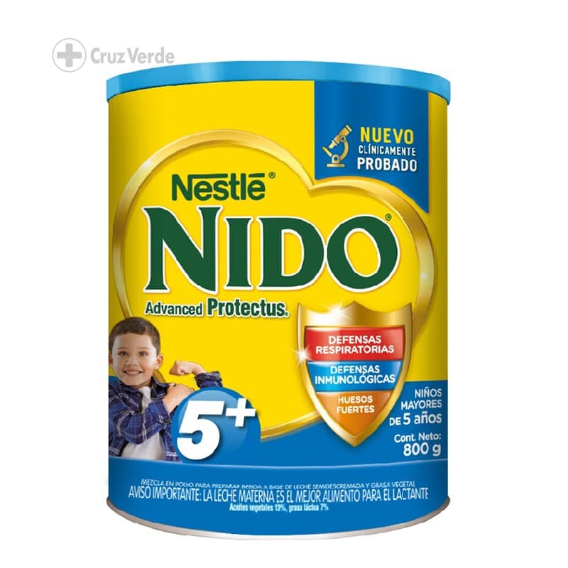 Nido 5+ Prebio Huesos Fuertes Protectus 800g Polvo
