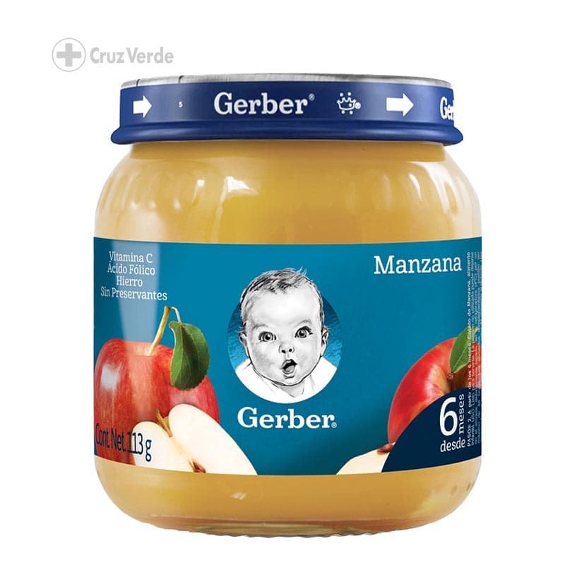 Geber Compota Paso 2 Manzana 100g