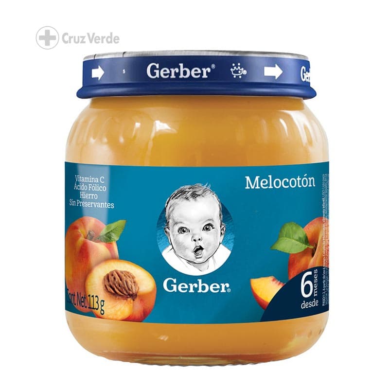 Geber Compota Paso 2 Melocoton 100g