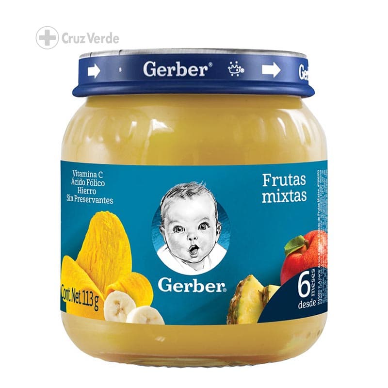 Geber Compota Paso 2 Frutas Mixtas 100g