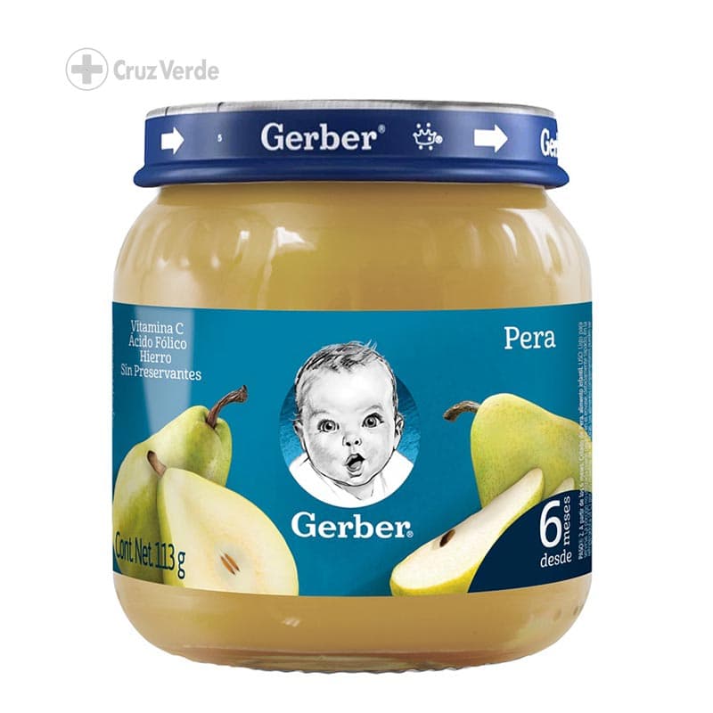 Geber Compota Paso 2 Pera 100g
