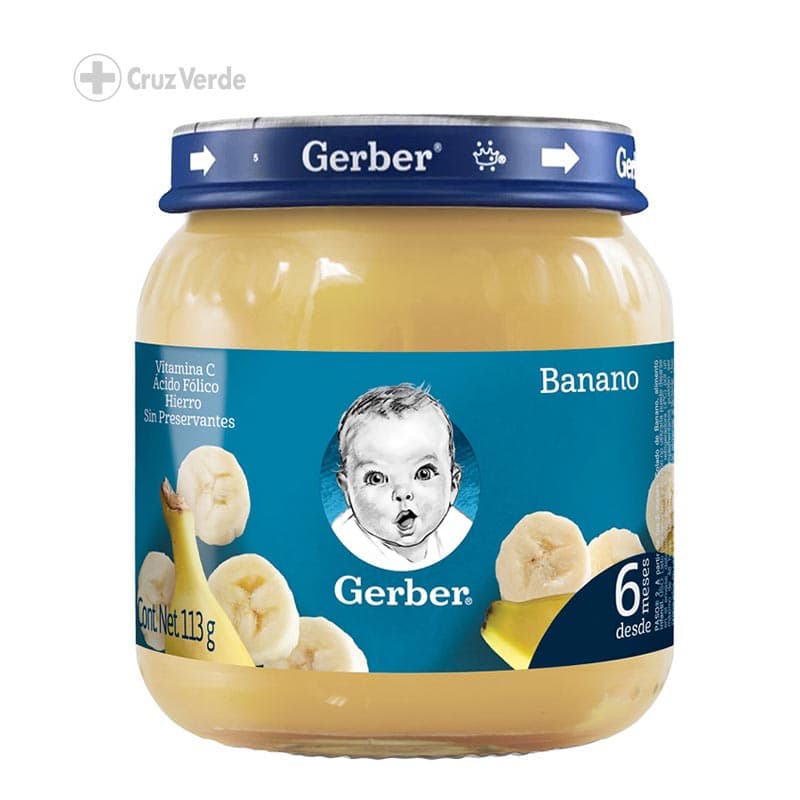 Geber Compota Paso 2 Banano 100g