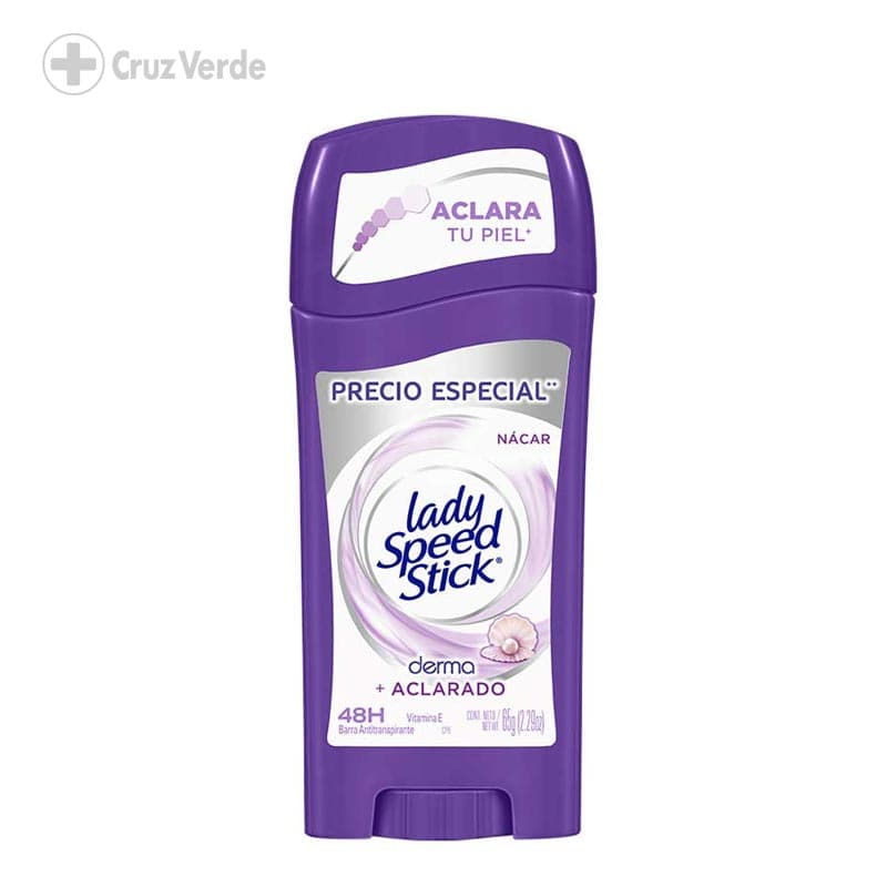 Lady Speed Stick Desodorante Derma + Vit E 65g Barra