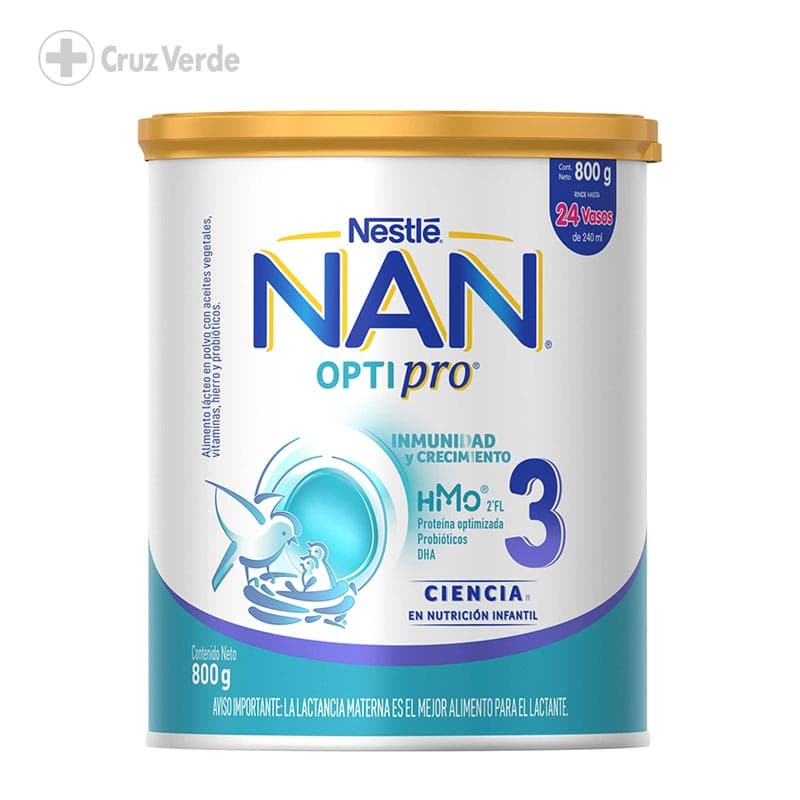 Nan 3 Optipro Hmo 800g Polvo
