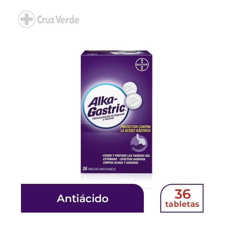 Alka Gastric 36 Tableta Masticable (disp)