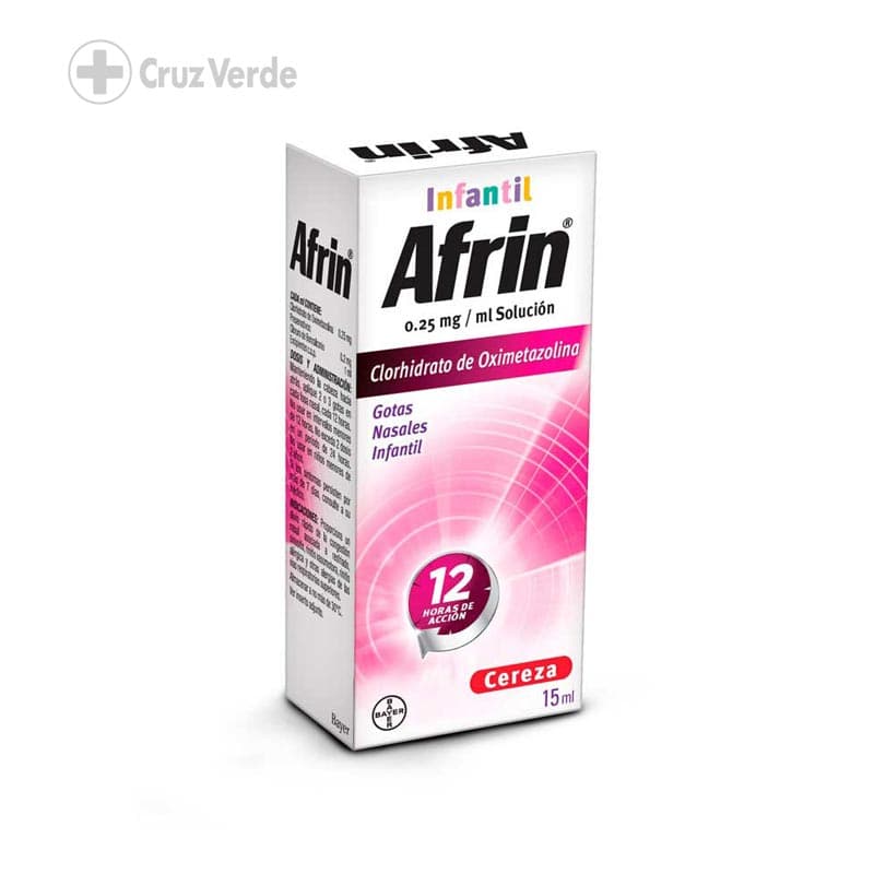Afrin Infantil 0.025% 15ml Solucion Nasal Gotas