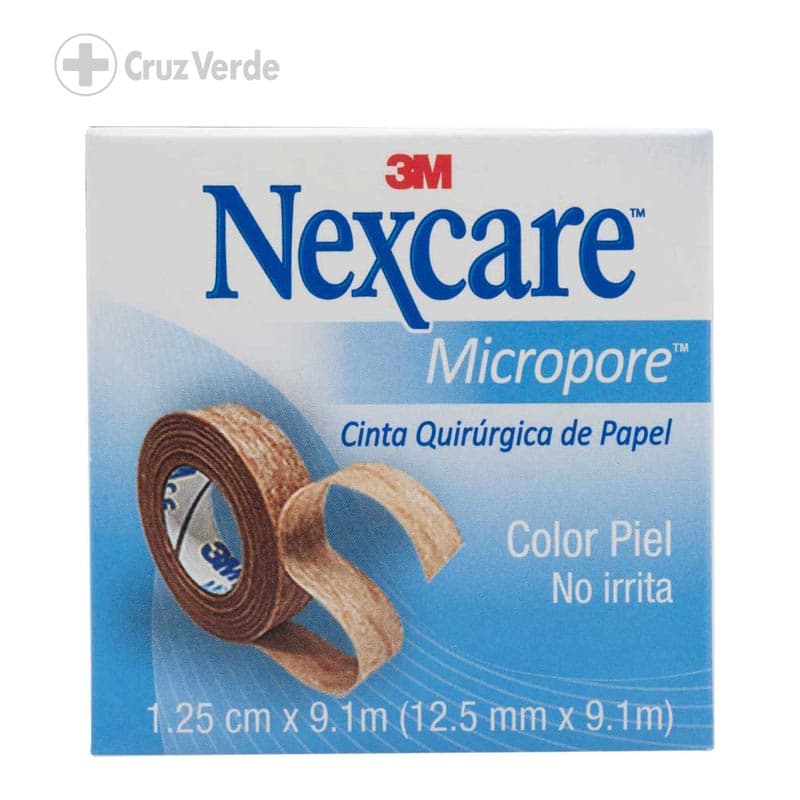 3m Nexcare Micropore Piel 1 Rollo 1/2"x10yd