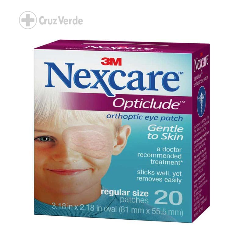 3m Nexcare Opticlude Ocular Adulto 20 Parche