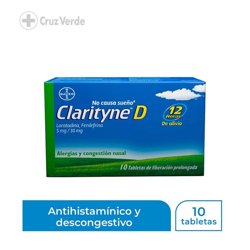 Clarityne D Nf 5mg/30mg 10 Tableta
